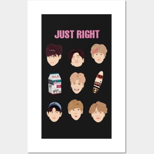 JUST RIGHT Posters and Art